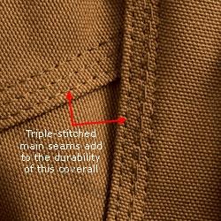 Kombinéza Carhartt Duck Coverall/Quilt-Lined