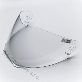 Čiré plexi anti-fog, UV pro přilby