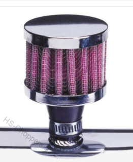 Oddychový filtr 15mm chromovaný
