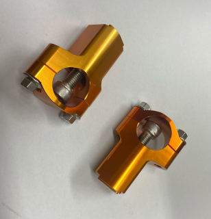 Představce - svorníky konických řidítek 70mm výška, 28mm průměr